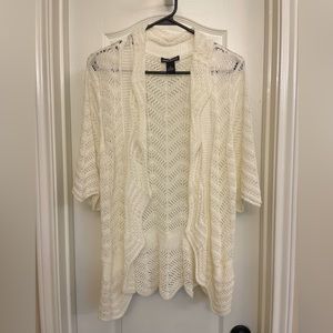 Cream knit cardigan